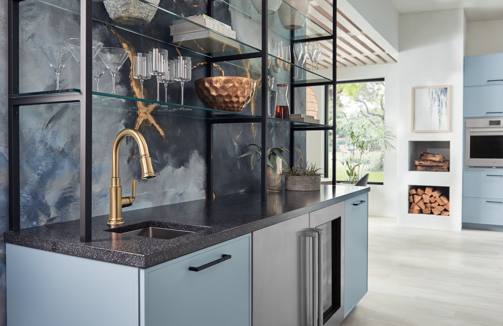 Brizo Rook® Pull-Down Prep Faucet