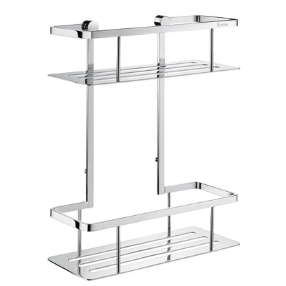 SIDELINE - Shower Basket, Double, Polished Chrome, H 322 mm