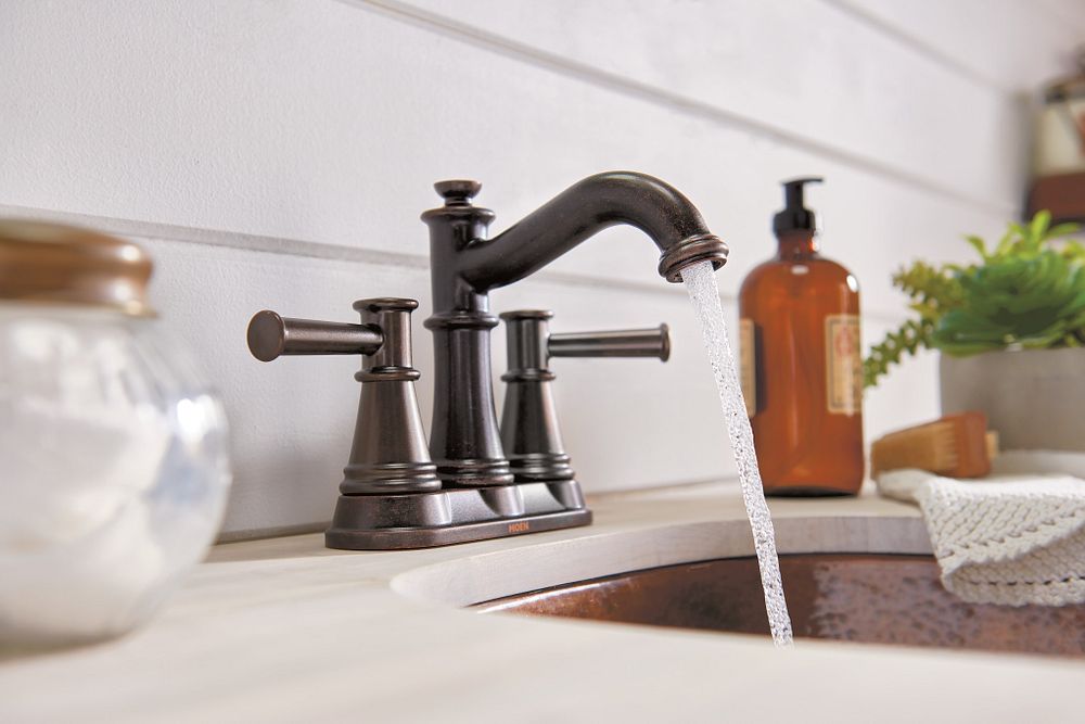 Belfield Two-handle Centerset Bathroom Sink Faucet