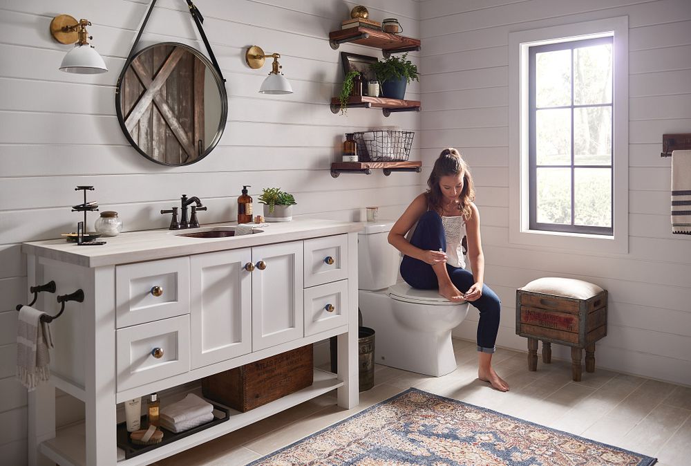 Belfield Two-handle Centerset Bathroom Sink Faucet