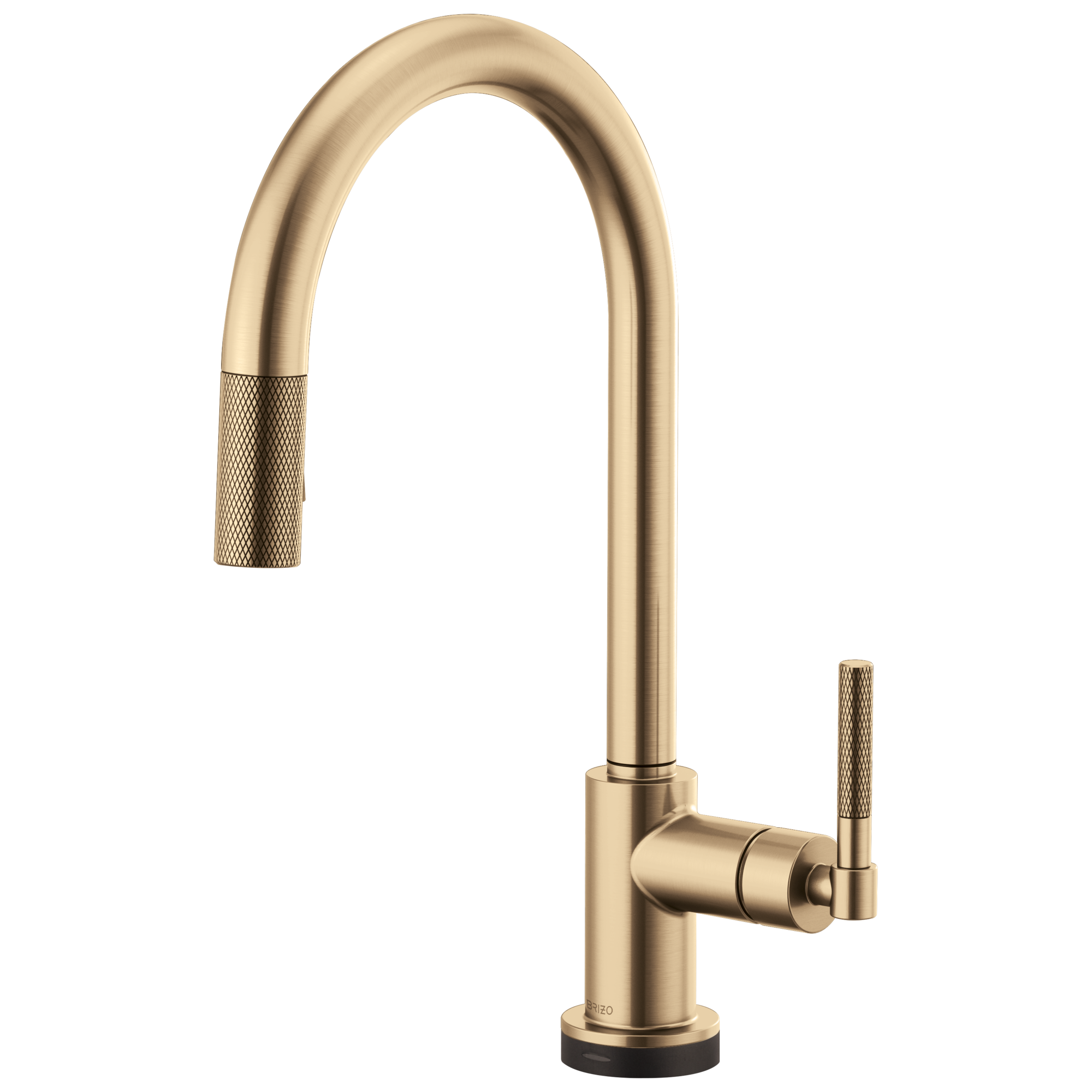 Brizo Litze® SmartTouch® Pull-Down Kitchen Faucet with Arc Spout and Knurled Handle