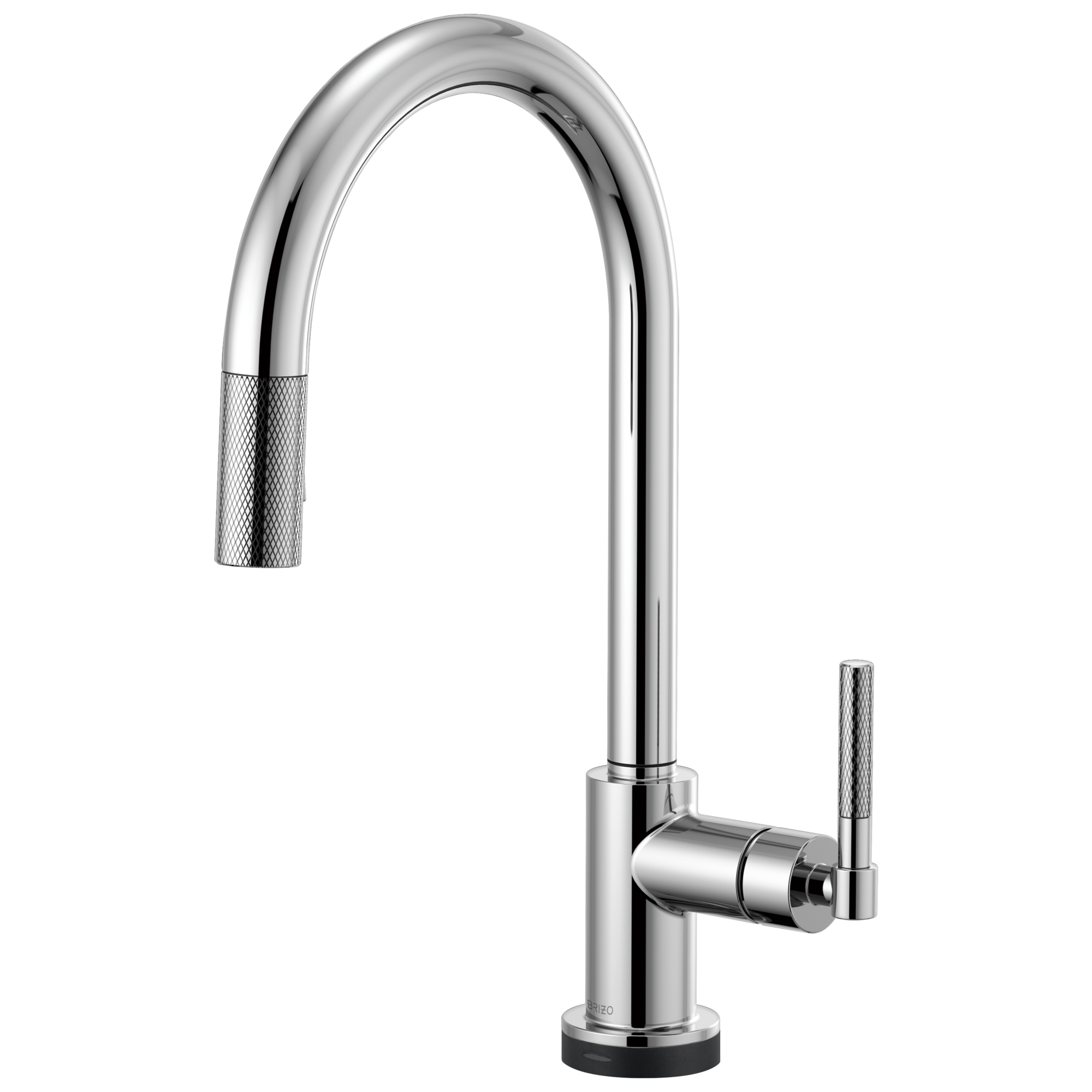 Brizo Litze® SmartTouch® Pull-Down Kitchen Faucet with Arc Spout and Knurled Handle