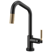 Brizo Litze® SmartTouch® Pull-Down Kitchen Faucet with Angled Spout and Knurled Handle