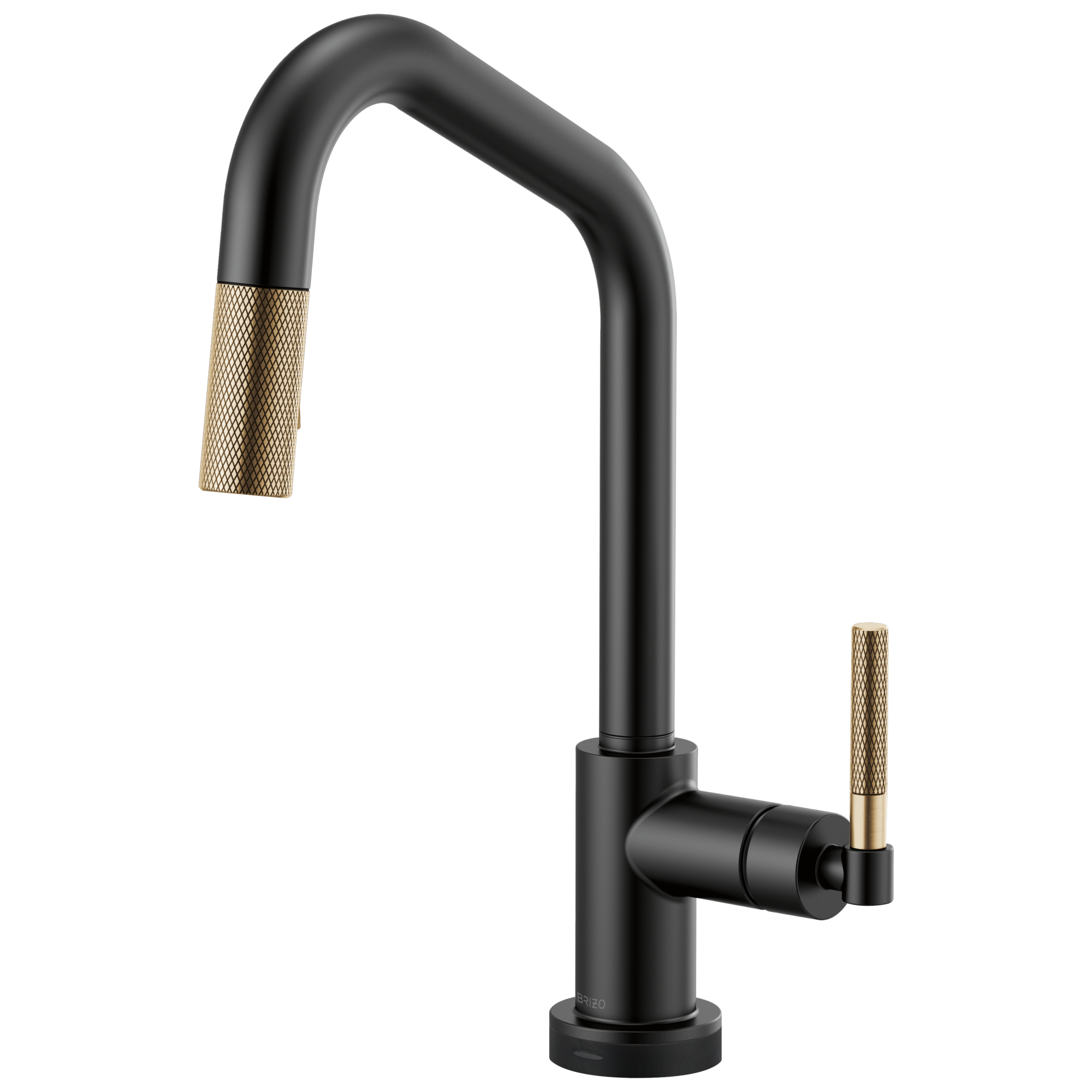 Brizo Litze® SmartTouch® Pull-Down Kitchen Faucet with Angled Spout and Knurled Handle