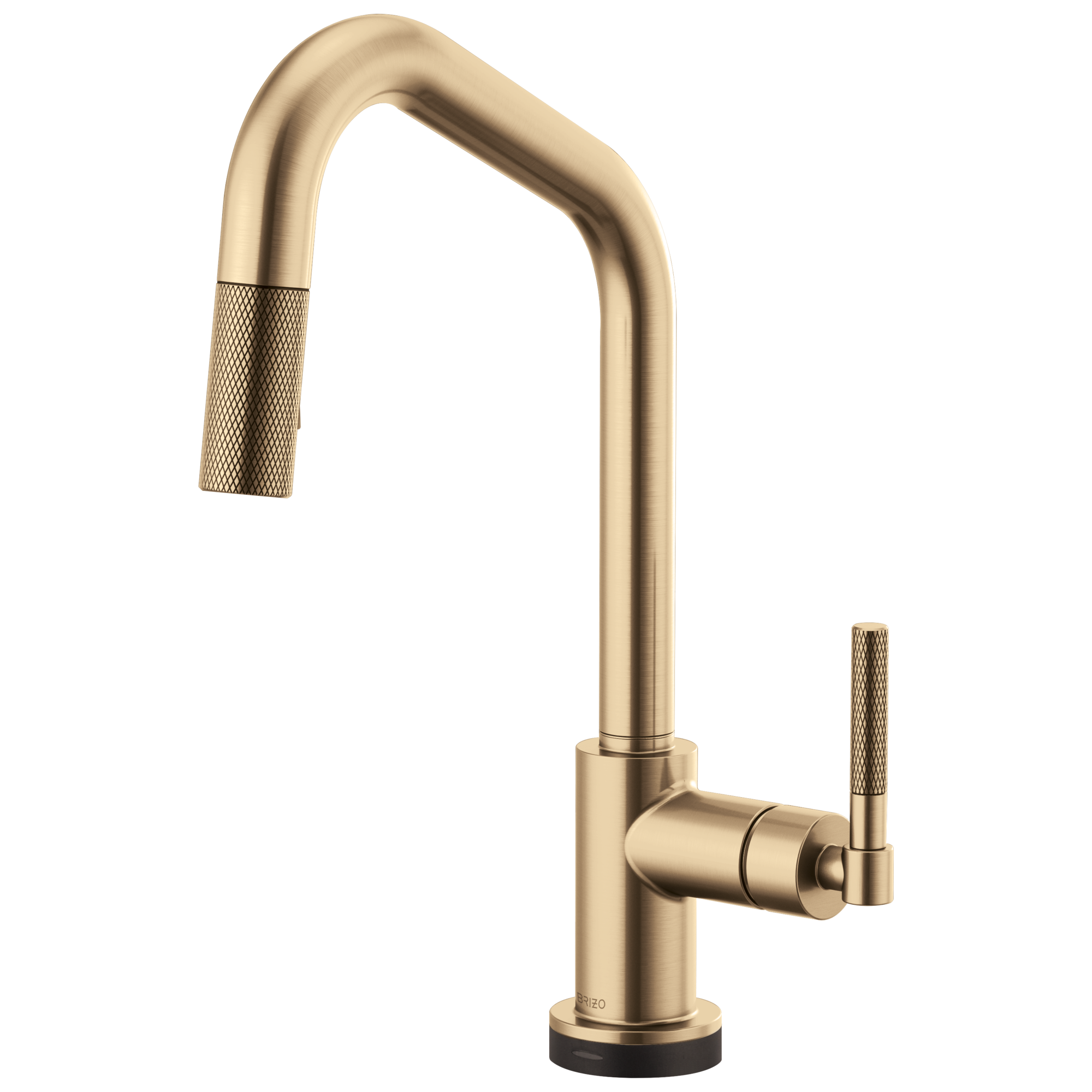 Brizo Litze® SmartTouch® Pull-Down Kitchen Faucet with Angled Spout and Knurled Handle