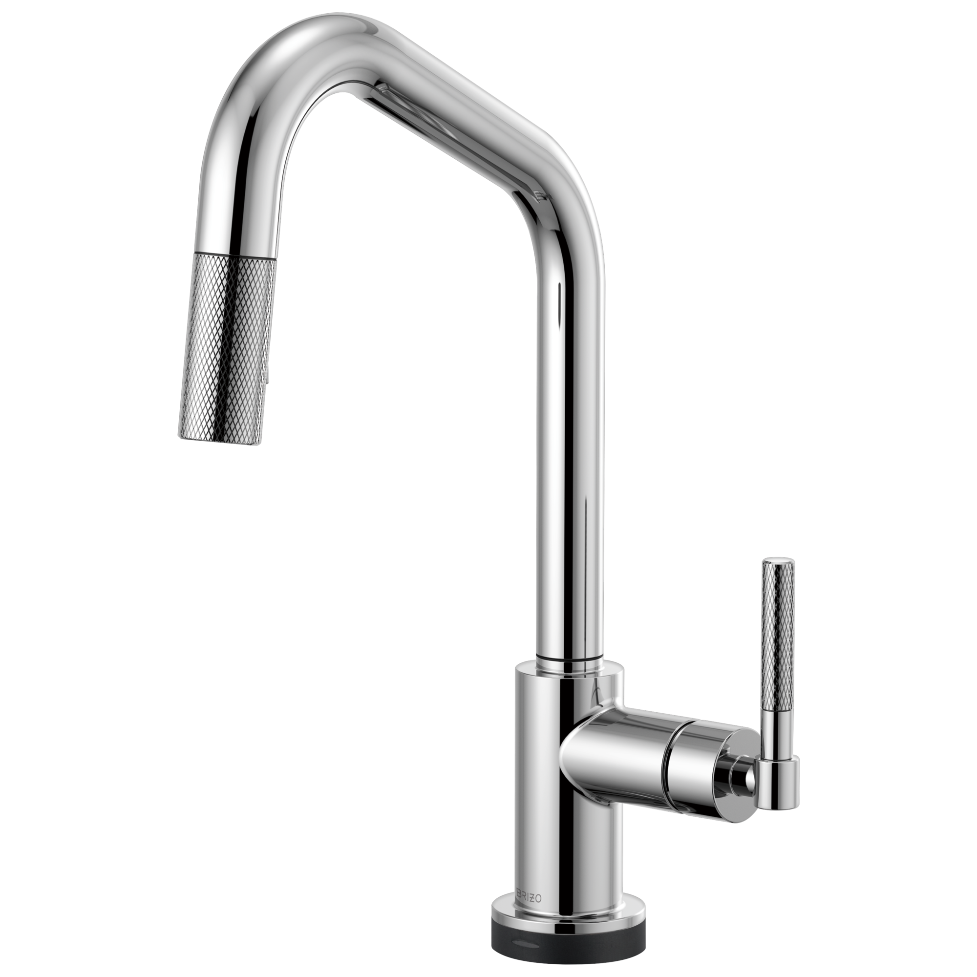 Brizo Litze® SmartTouch® Pull-Down Kitchen Faucet with Angled Spout and Knurled Handle