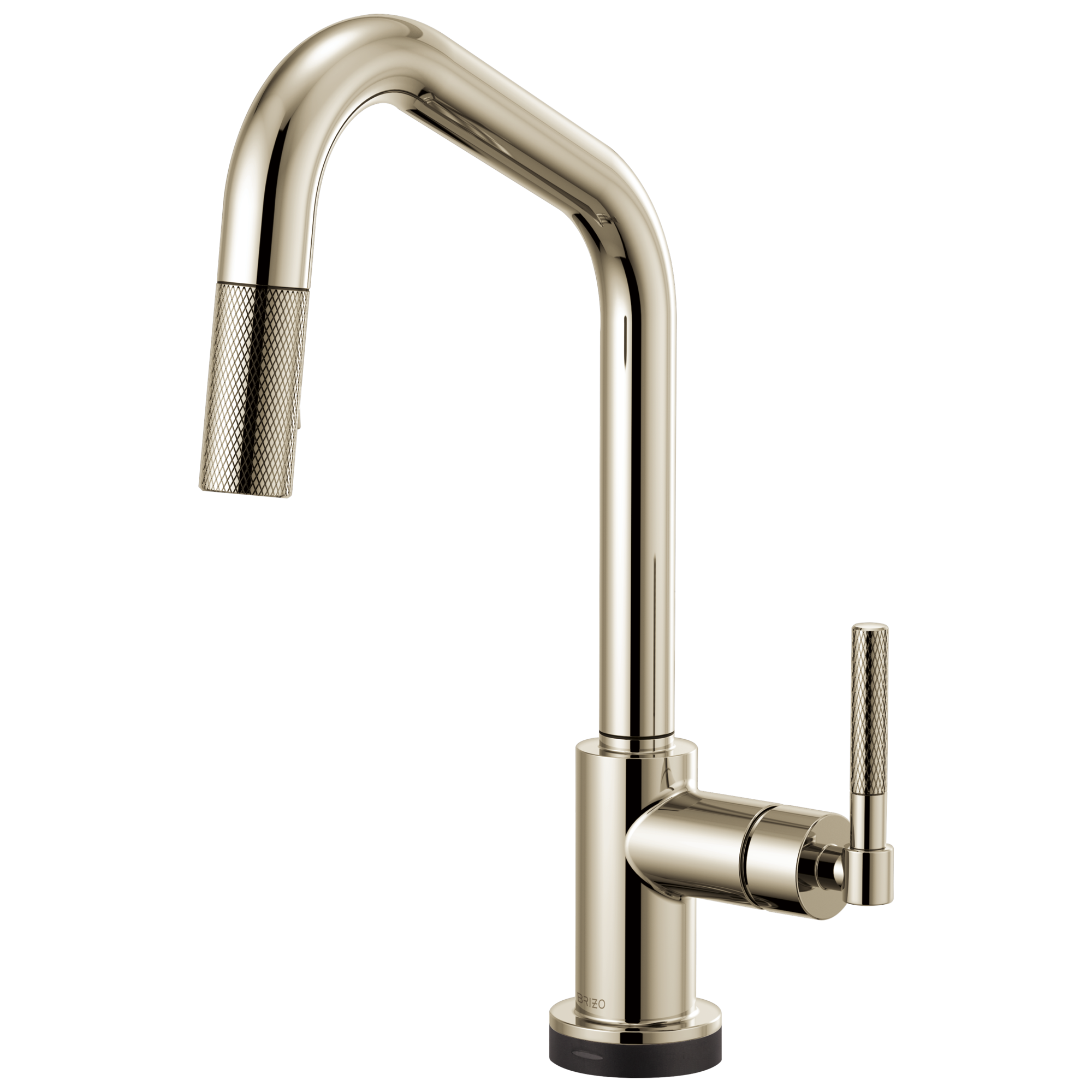 Brizo Litze® SmartTouch® Pull-Down Kitchen Faucet with Angled Spout and Knurled Handle