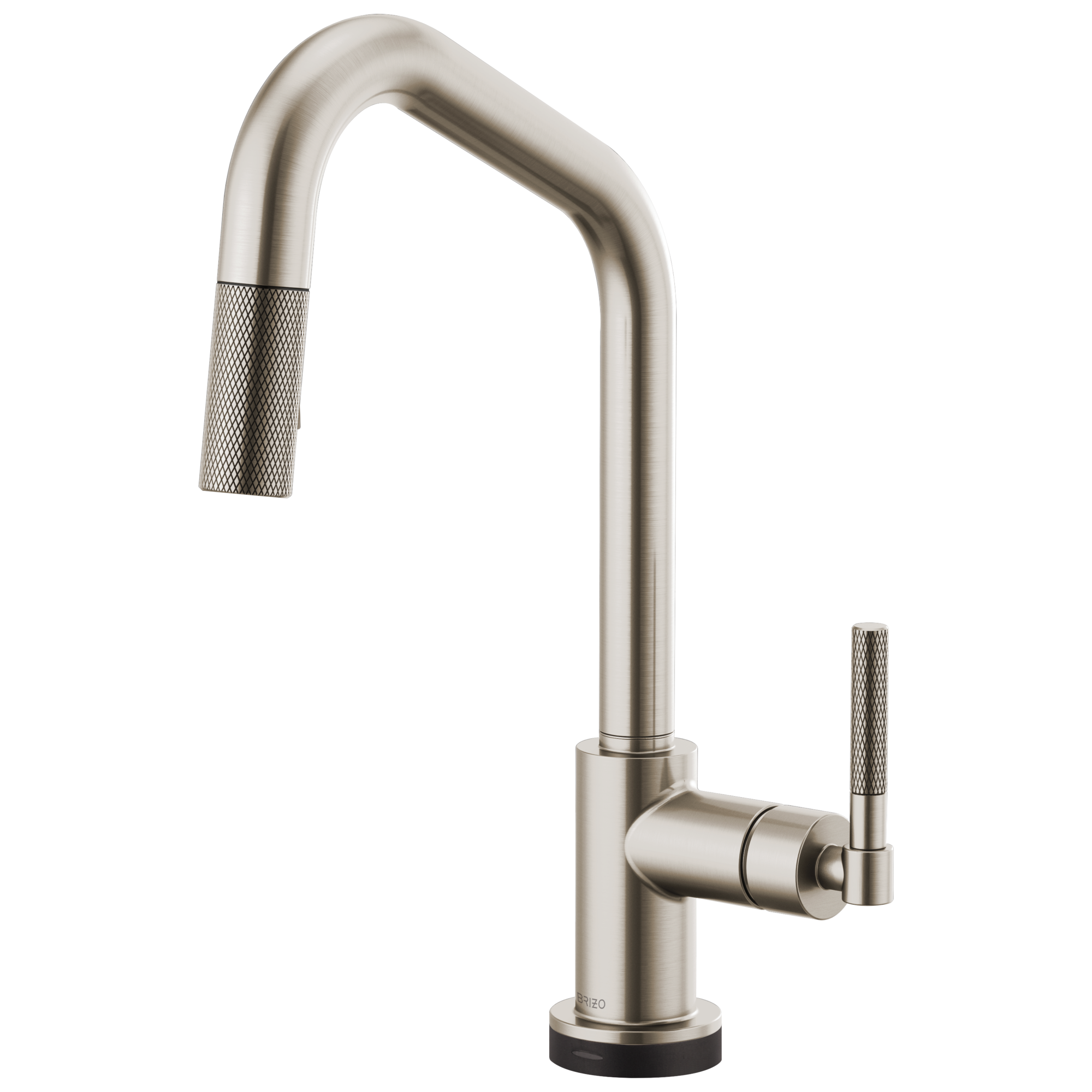 Brizo Litze® SmartTouch® Pull-Down Kitchen Faucet with Angled Spout and Knurled Handle