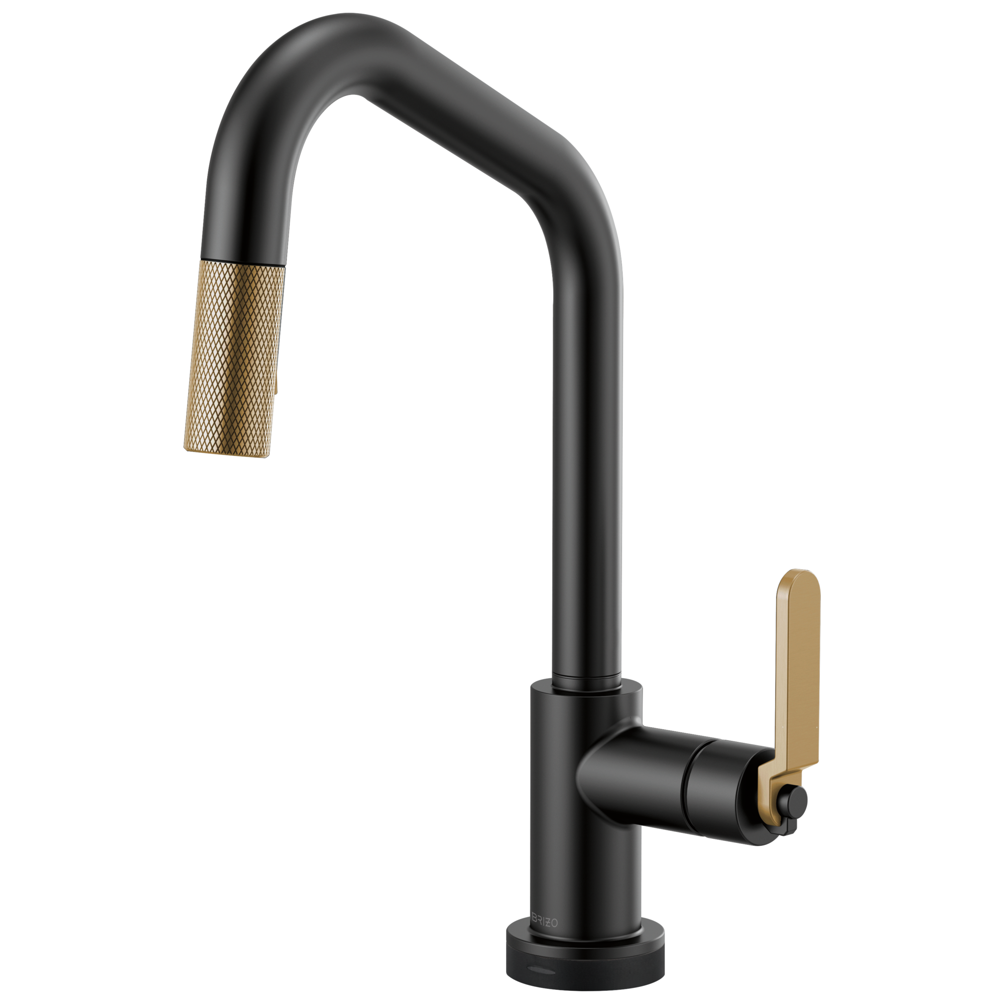 Brizo Litze® SmartTouch® Pull-Down Kitchen Faucet with Angled Spout and Industrial Handle