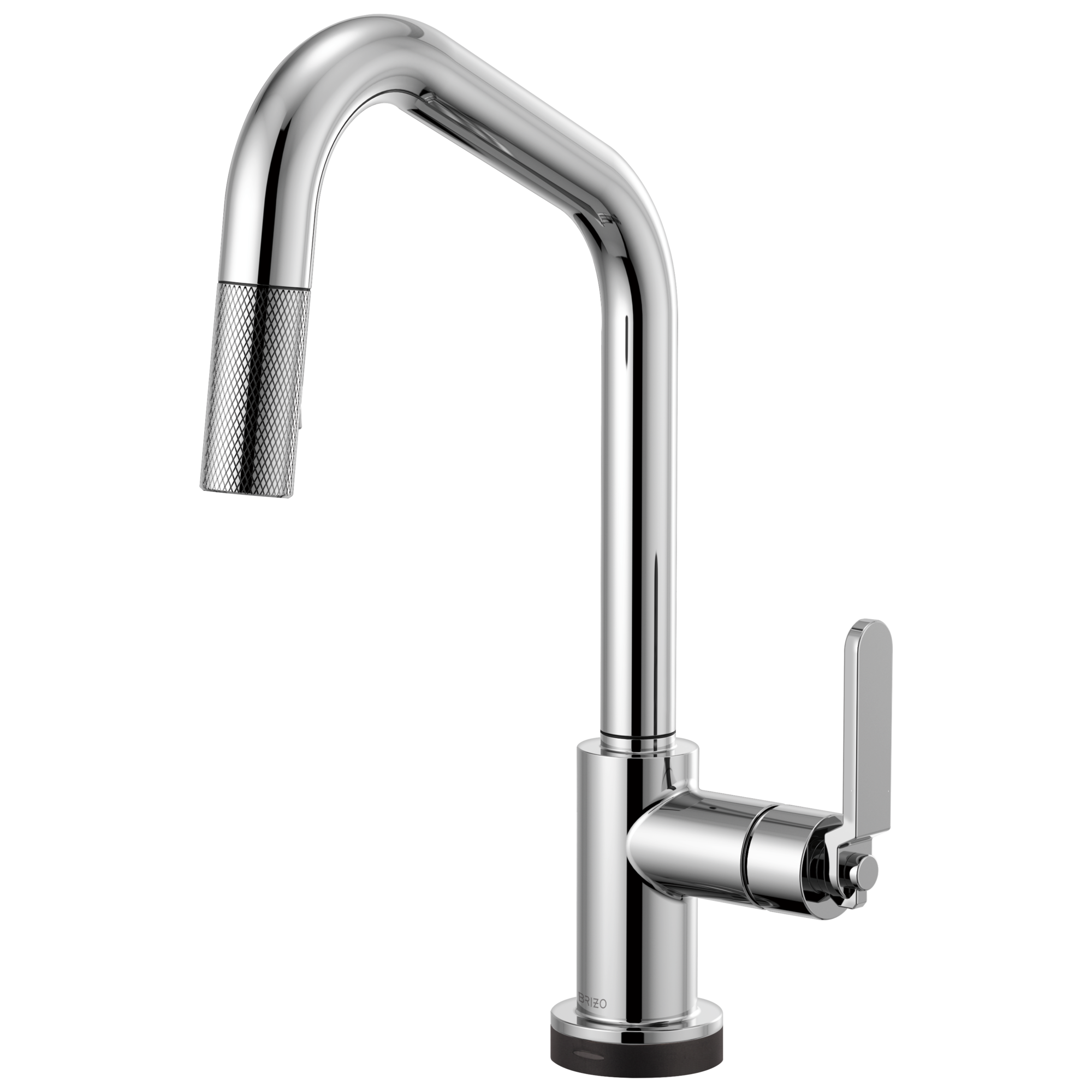 Brizo Litze® SmartTouch® Pull-Down Kitchen Faucet with Angled Spout and Industrial Handle