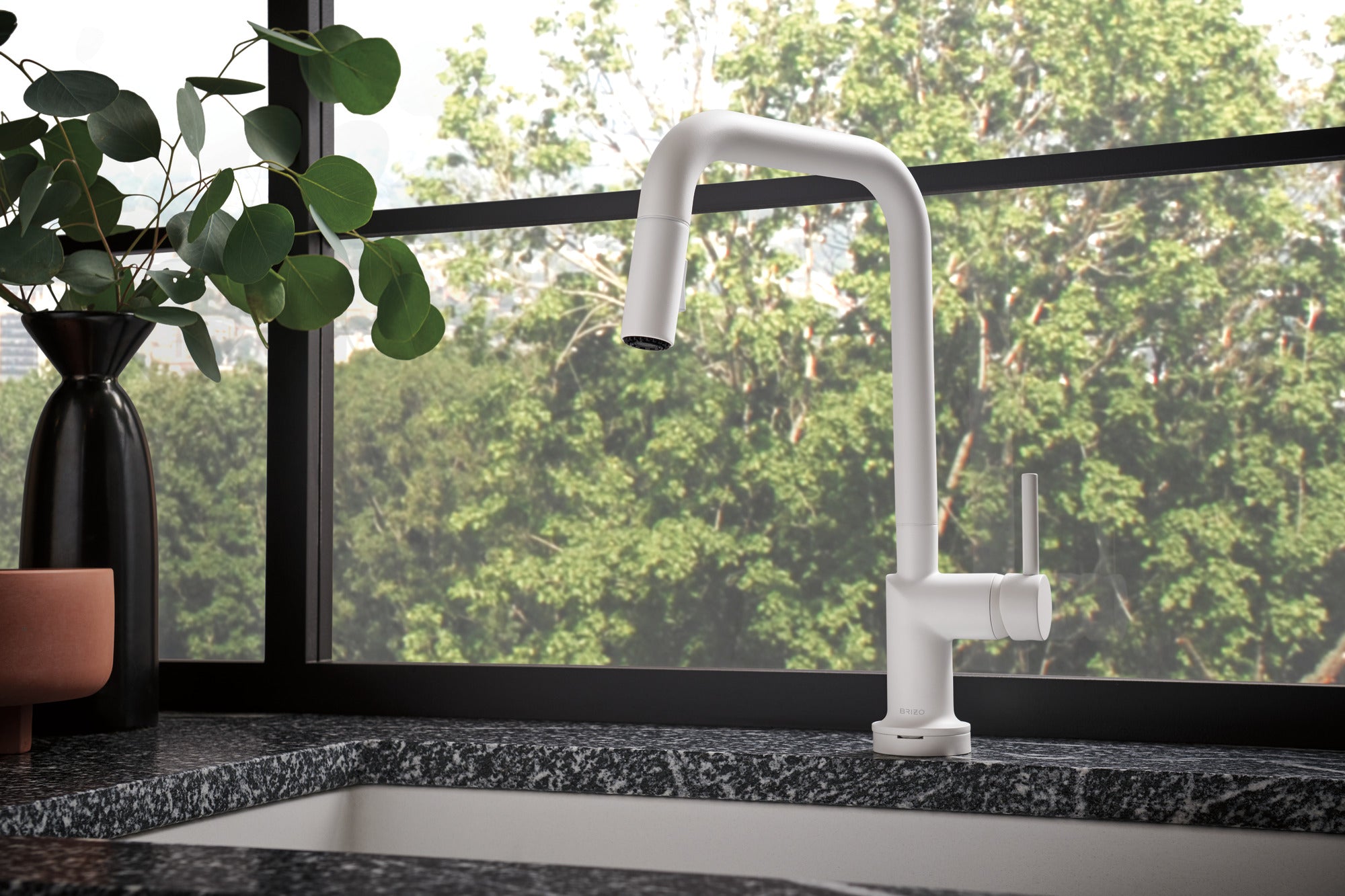 Brizo Jason Wu for Brizo™ SmartTouch® Pull-Down Kitchen Faucet with Square Spout - Less Handle