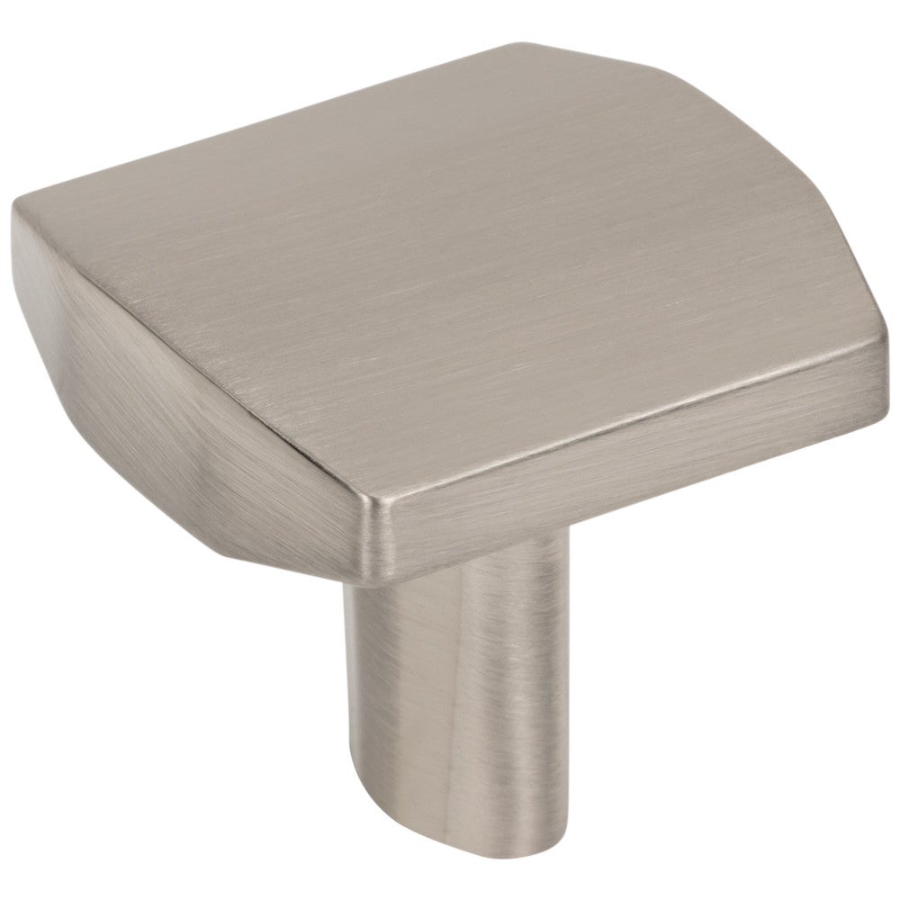Hardware Resources 1-1/4"Overall Length Satin Nickel William Cabinet Knob
