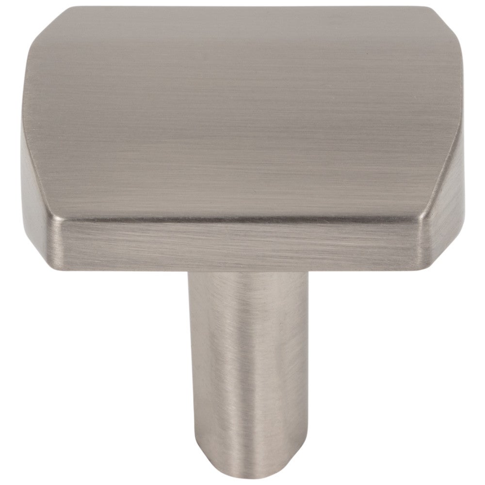 Hardware Resources 1-1/4"Overall Length Satin Nickel William Cabinet Knob