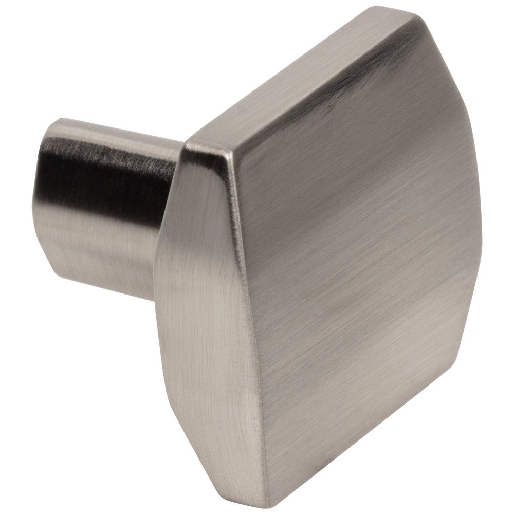Hardware Resources 1-1/4"Overall Length Satin Nickel William Cabinet Knob