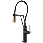 Brizo Litze® SmartTouch® Articulating Kitchen Faucet with Knurled Handle