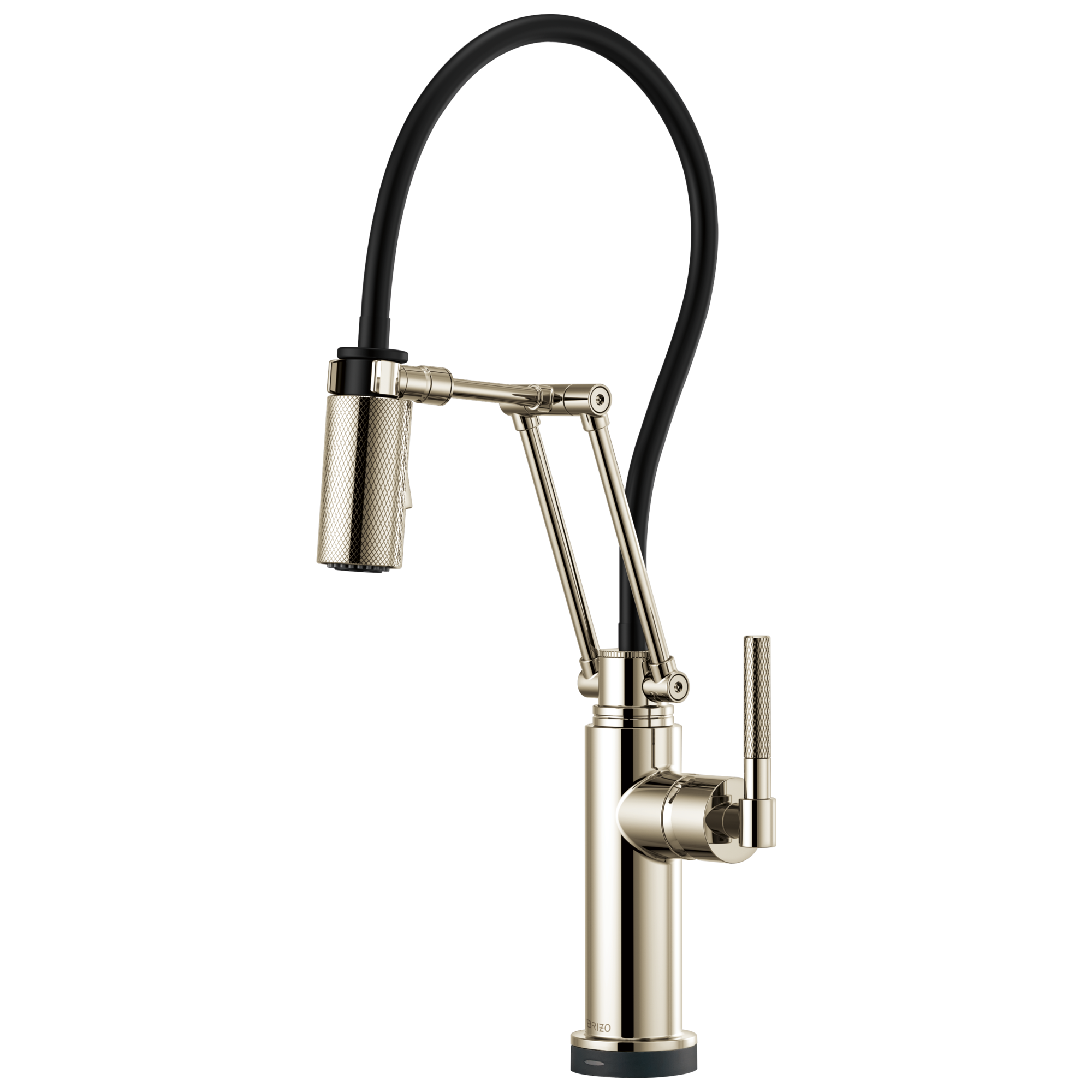 Brizo Litze® SmartTouch® Articulating Kitchen Faucet with Knurled Handle