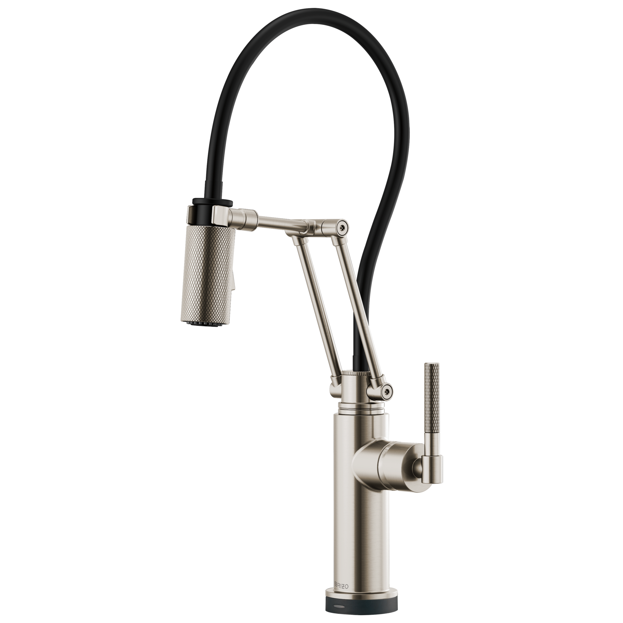 Brizo Litze® SmartTouch® Articulating Kitchen Faucet with Knurled Handle