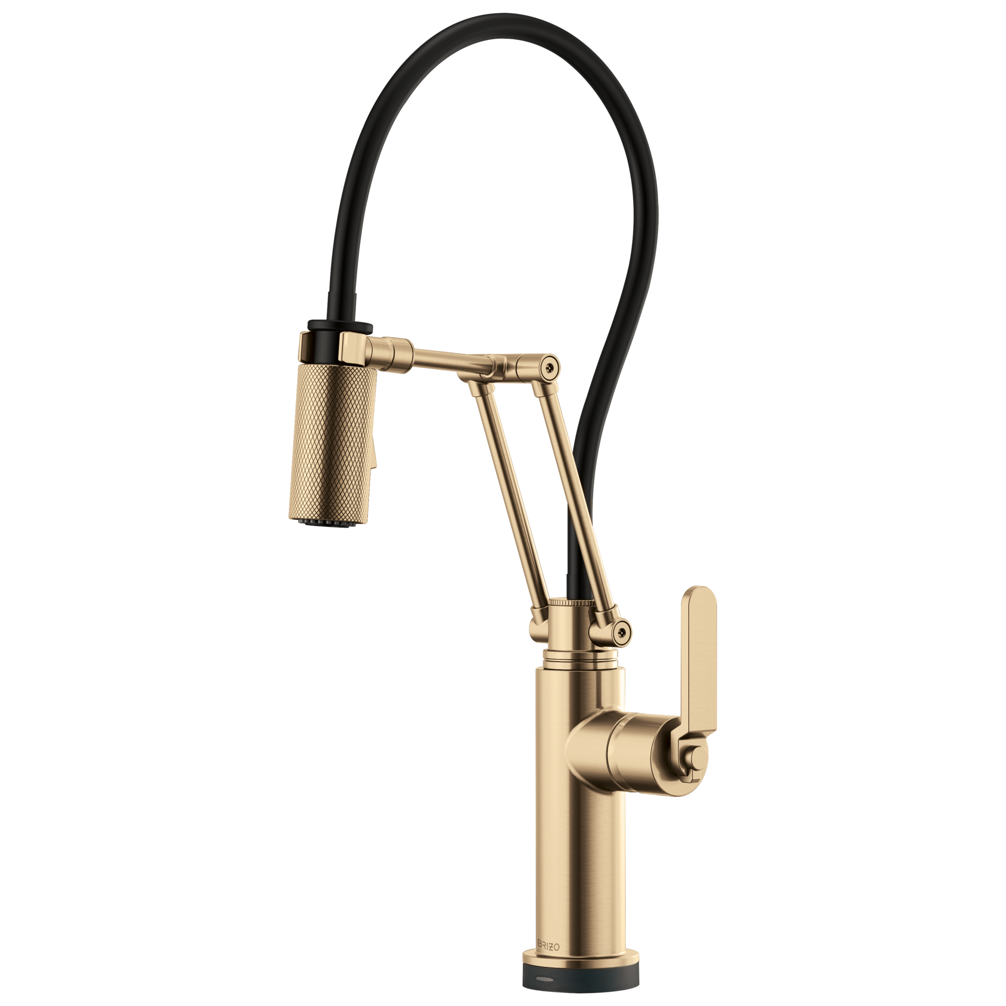 Brizo Litze® SmartTouch® Articulating Kitchen Faucet with Industrial Handle