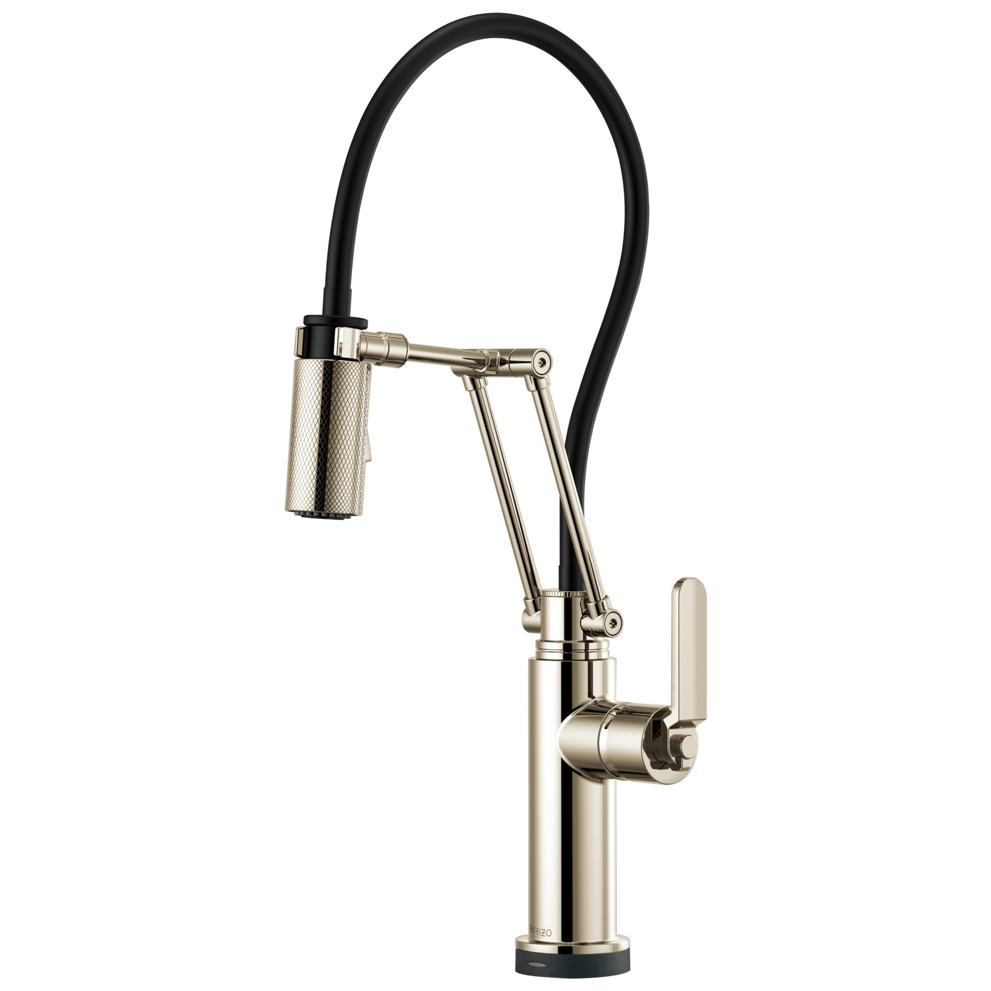 Brizo Litze® SmartTouch® Articulating Kitchen Faucet with Industrial Handle
