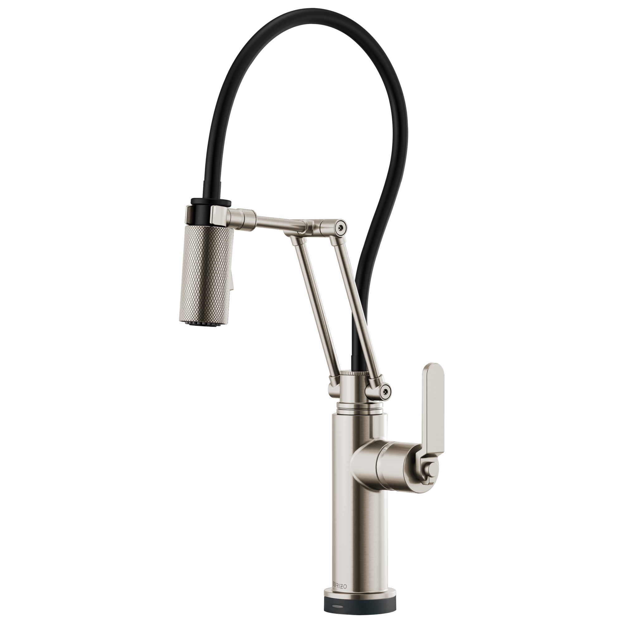 Brizo Litze® SmartTouch® Articulating Kitchen Faucet with Industrial Handle