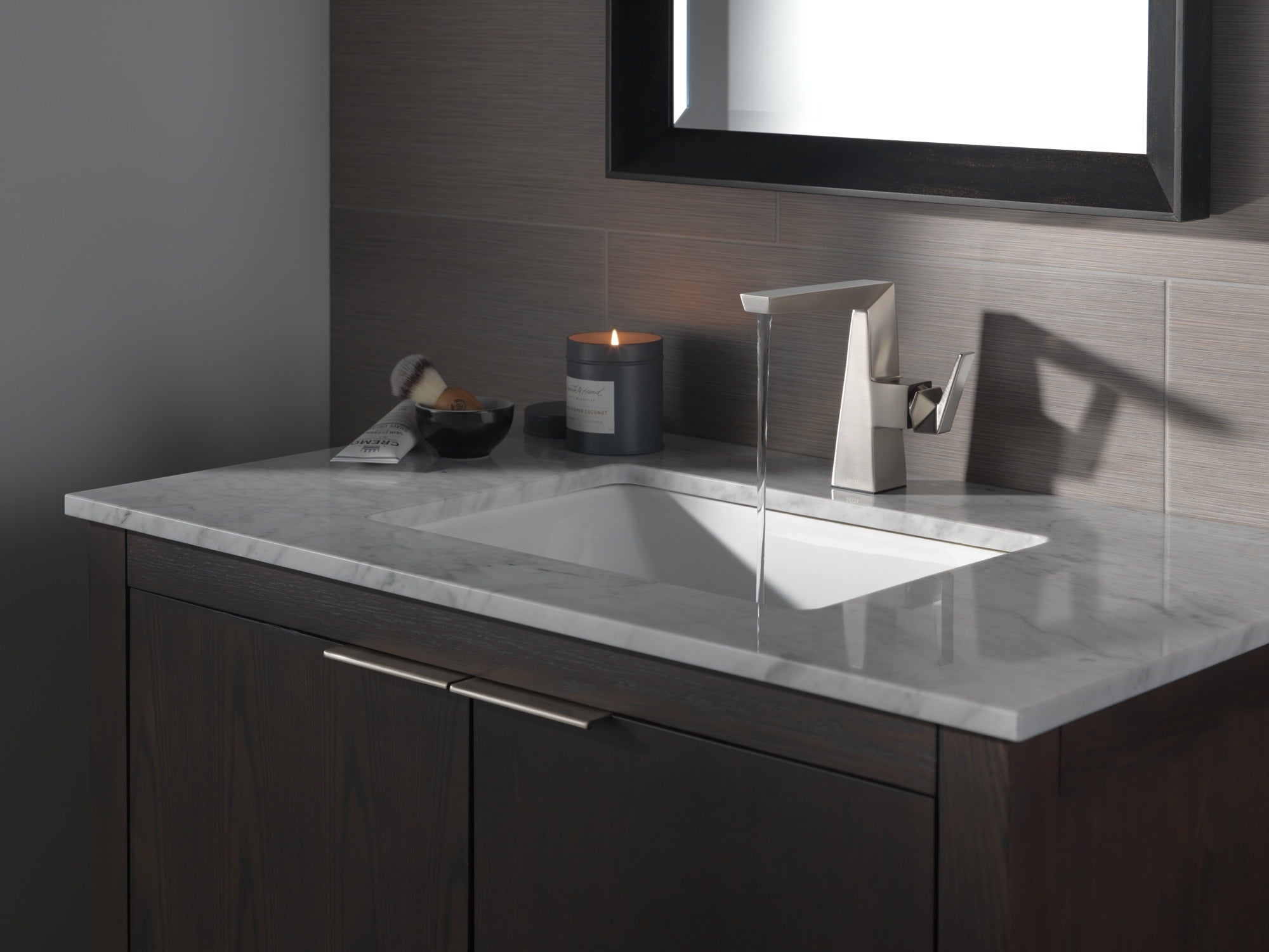 Delta Trillian™ Single Handle Mid-Height Bathroom Faucet