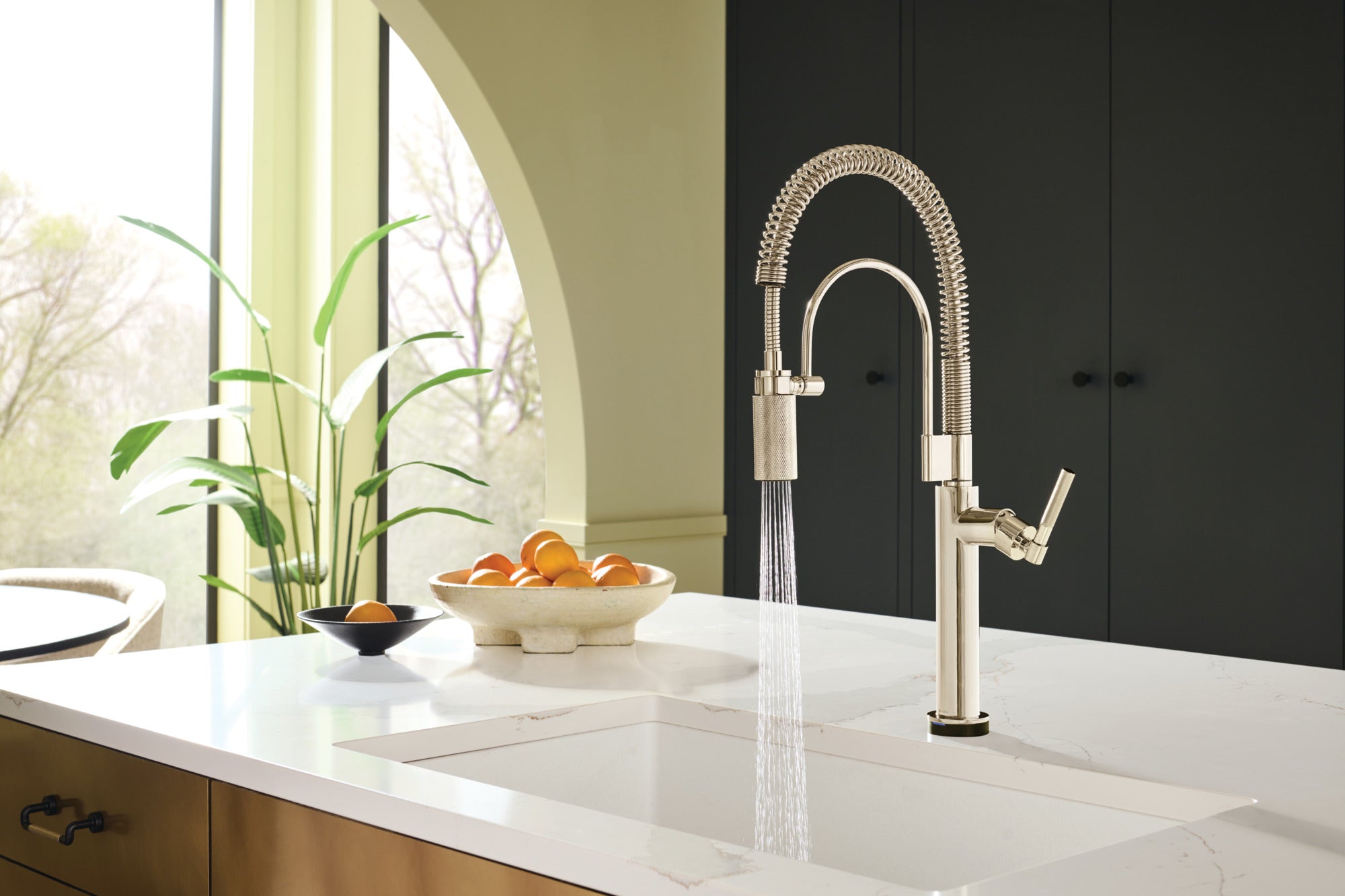 Brizo Litze® SmartTouch Semi-Professional Kitchen Faucet - Knurled Handle