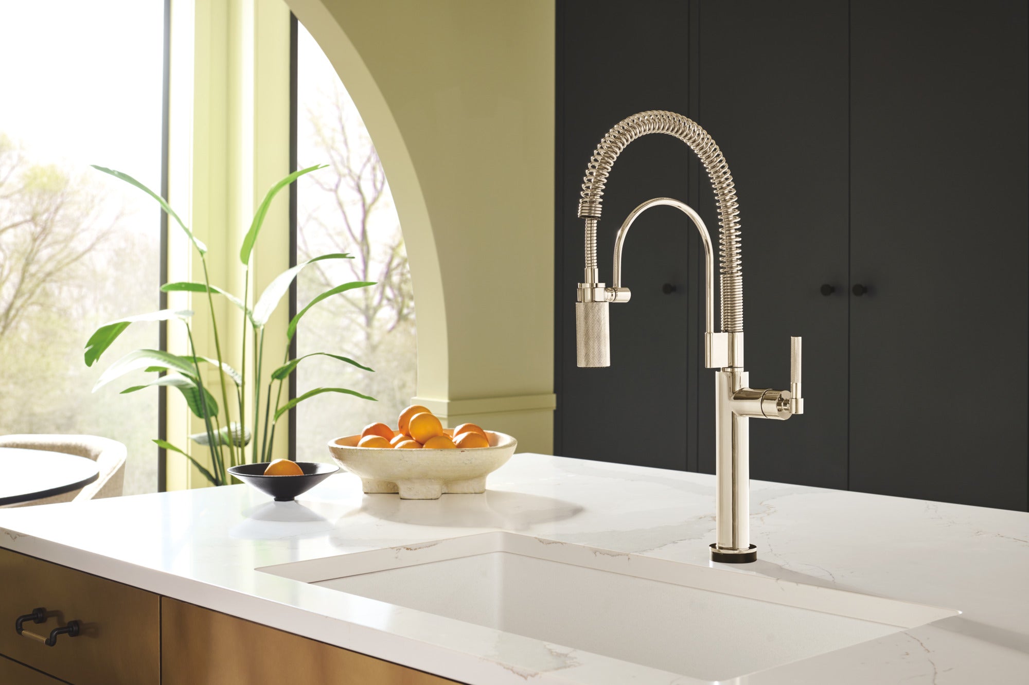Brizo Litze® SmartTouch Semi-Professional Kitchen Faucet - Knurled Handle
