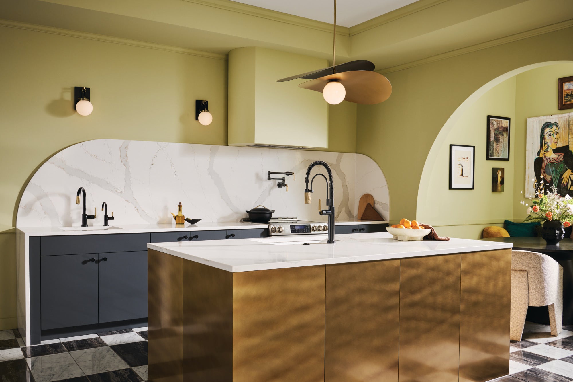Brizo Litze® SmartTouch Semi-Professional Kitchen Faucet - Industrial Handle