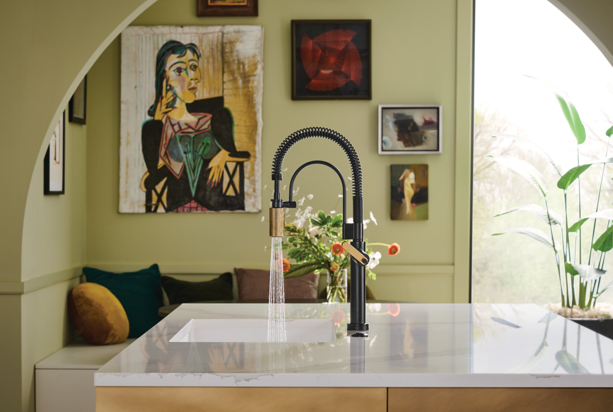 Brizo Litze® SmartTouch Semi-Professional Kitchen Faucet - Industrial Handle