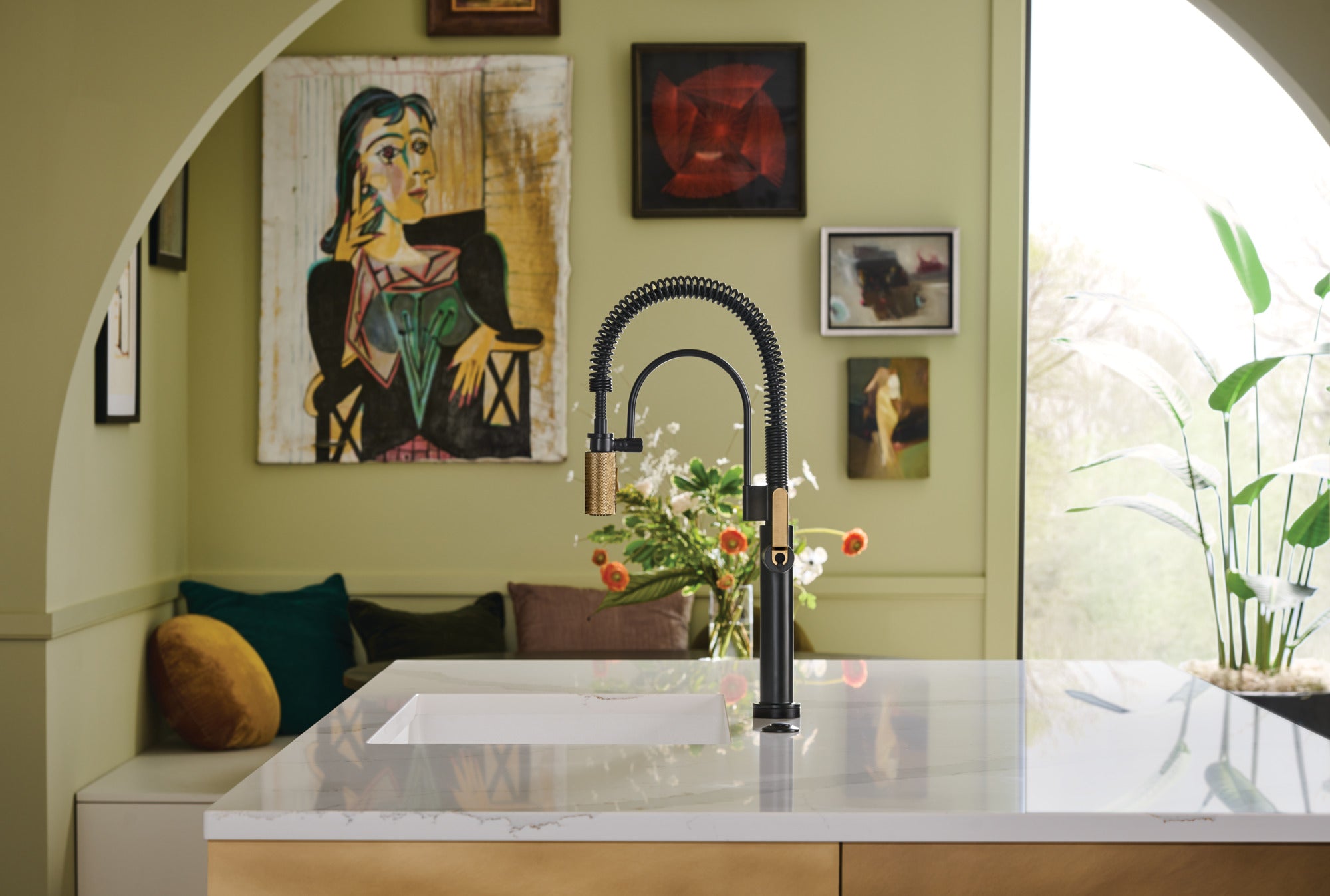 Brizo Litze® SmartTouch Semi-Professional Kitchen Faucet - Industrial Handle