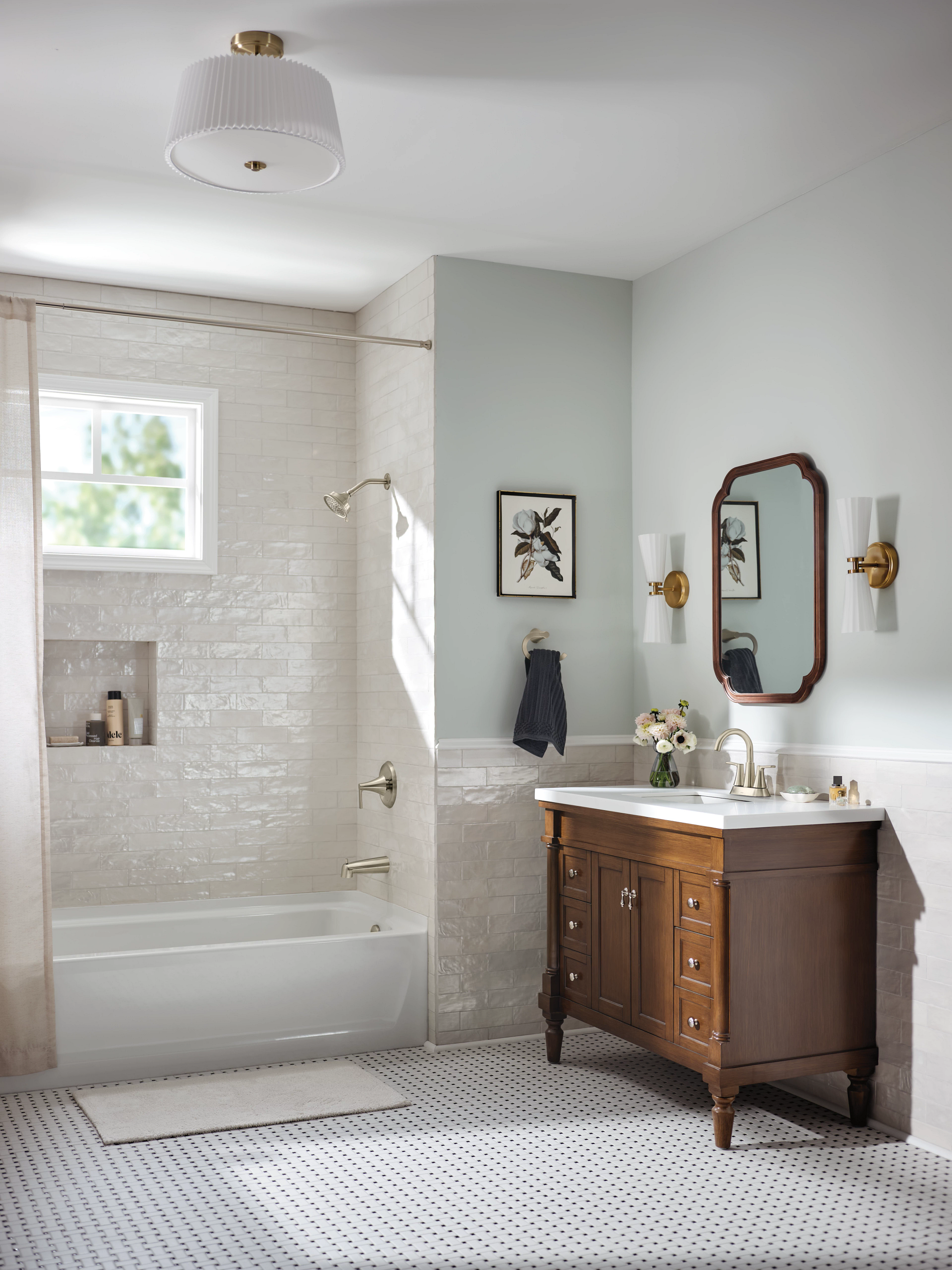 Moen 64432 Jase Two-handle Centerset Bathroom Sink Faucet