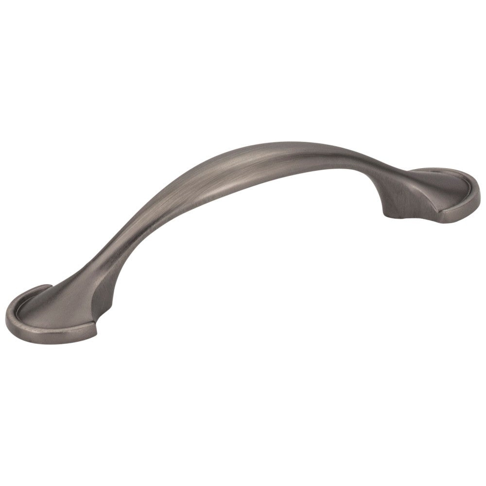 Hardware Resources 3" Center-to-Center Satin Nickel Watervale Cabinet Pull