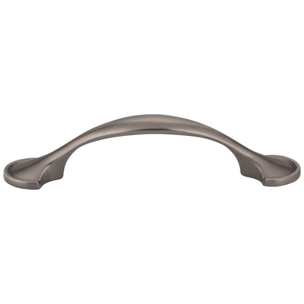 Hardware Resources 3" Center-to-Center Satin Nickel Watervale Cabinet Pull