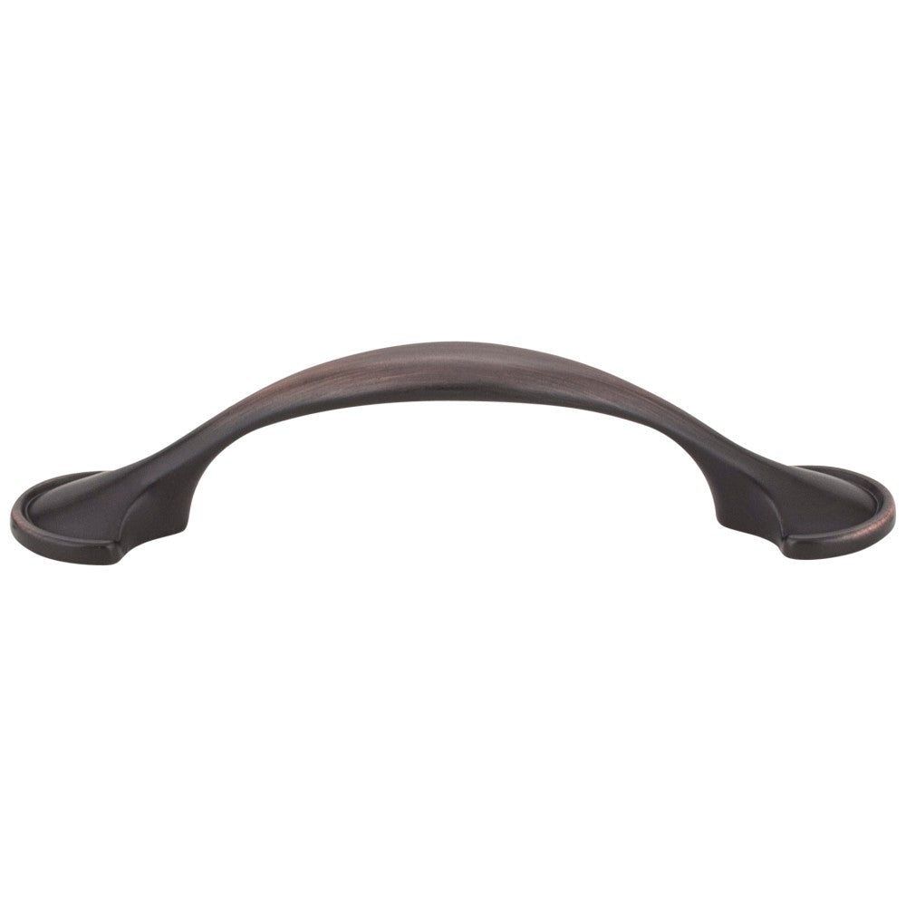 Hardware Resources 3" Center-to-Center Satin Nickel Watervale Cabinet Pull