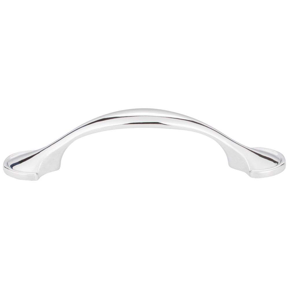Hardware Resources 3" Center-to-Center Satin Nickel Watervale Cabinet Pull