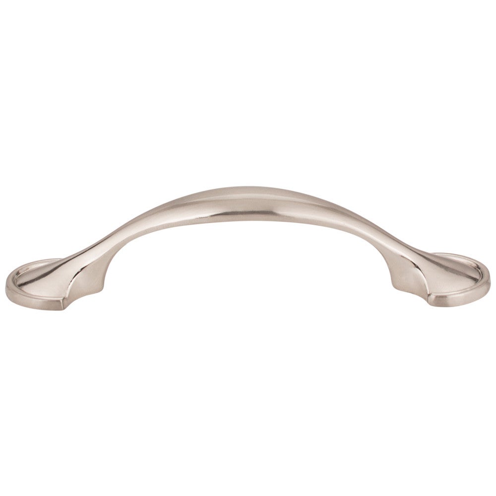 Hardware Resources 3" Center-to-Center Satin Nickel Watervale Cabinet Pull