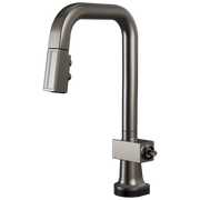 Brizo Frank Lloyd Wright® SmartTouch® Pull-Down Prep Faucet with Square Spout - Less Handle