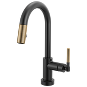 Brizo Litze® Smarttouch Pull-Down Prep Faucet with Arc Spout - Knurled Handle