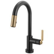 Brizo Litze® Smarttouch Pull-Down Prep Faucet with Arc Spout - Industrial Handle