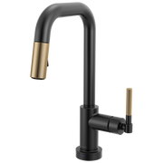Brizo Litze® Smarttouch Pull-Down Prep Faucet with Square Spout - Knurled Handle