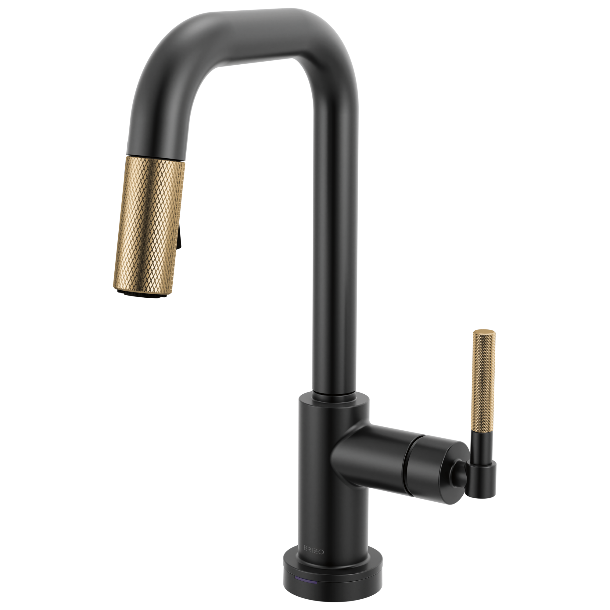 Brizo Litze® Smarttouch Pull-Down Prep Faucet with Square Spout - Knurled Handle