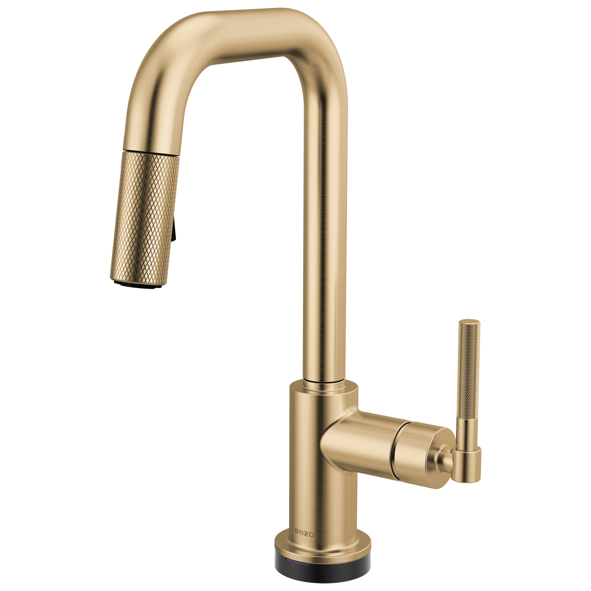 Brizo Litze® Smarttouch Pull-Down Prep Faucet with Square Spout - Knurled Handle