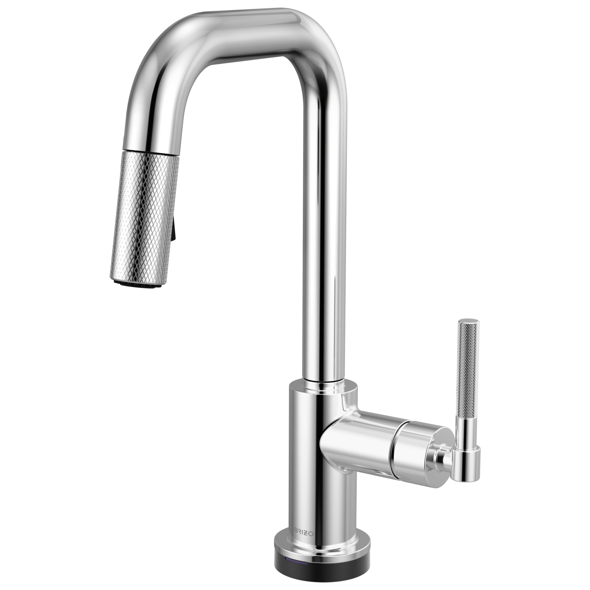 Brizo Litze® Smarttouch Pull-Down Prep Faucet with Square Spout - Knurled Handle