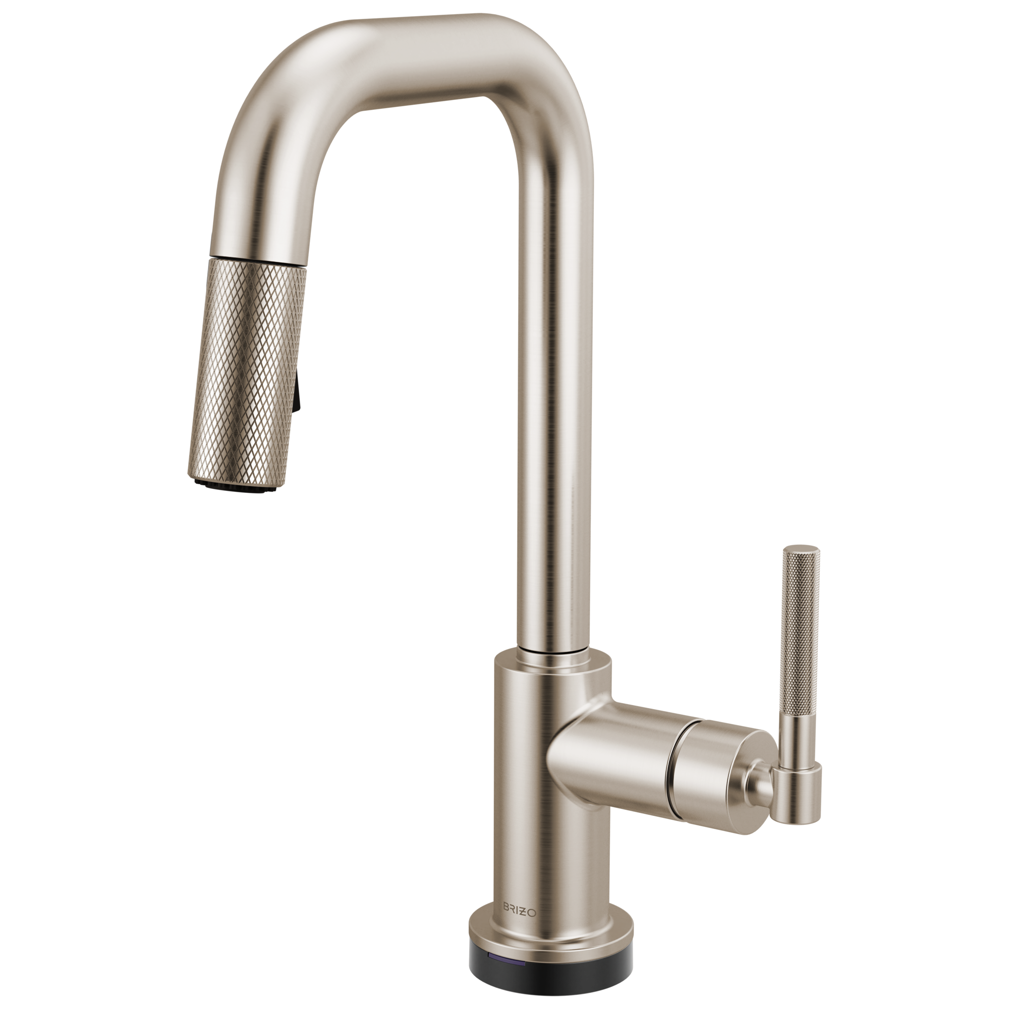 Brizo Litze® Smarttouch Pull-Down Prep Faucet with Square Spout - Knurled Handle