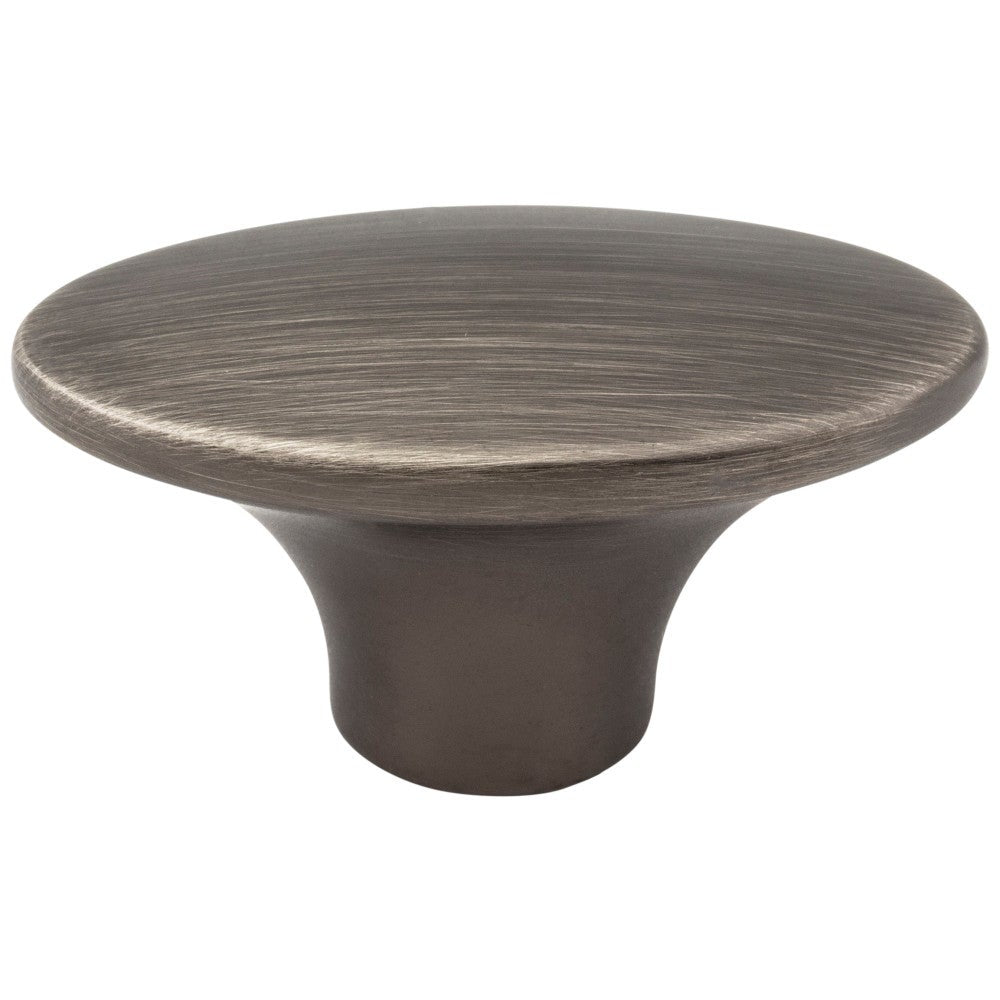 Hardware Resources 1-7/8" Overall Length Satin Nickel Oval Hudson Cabinet Knob