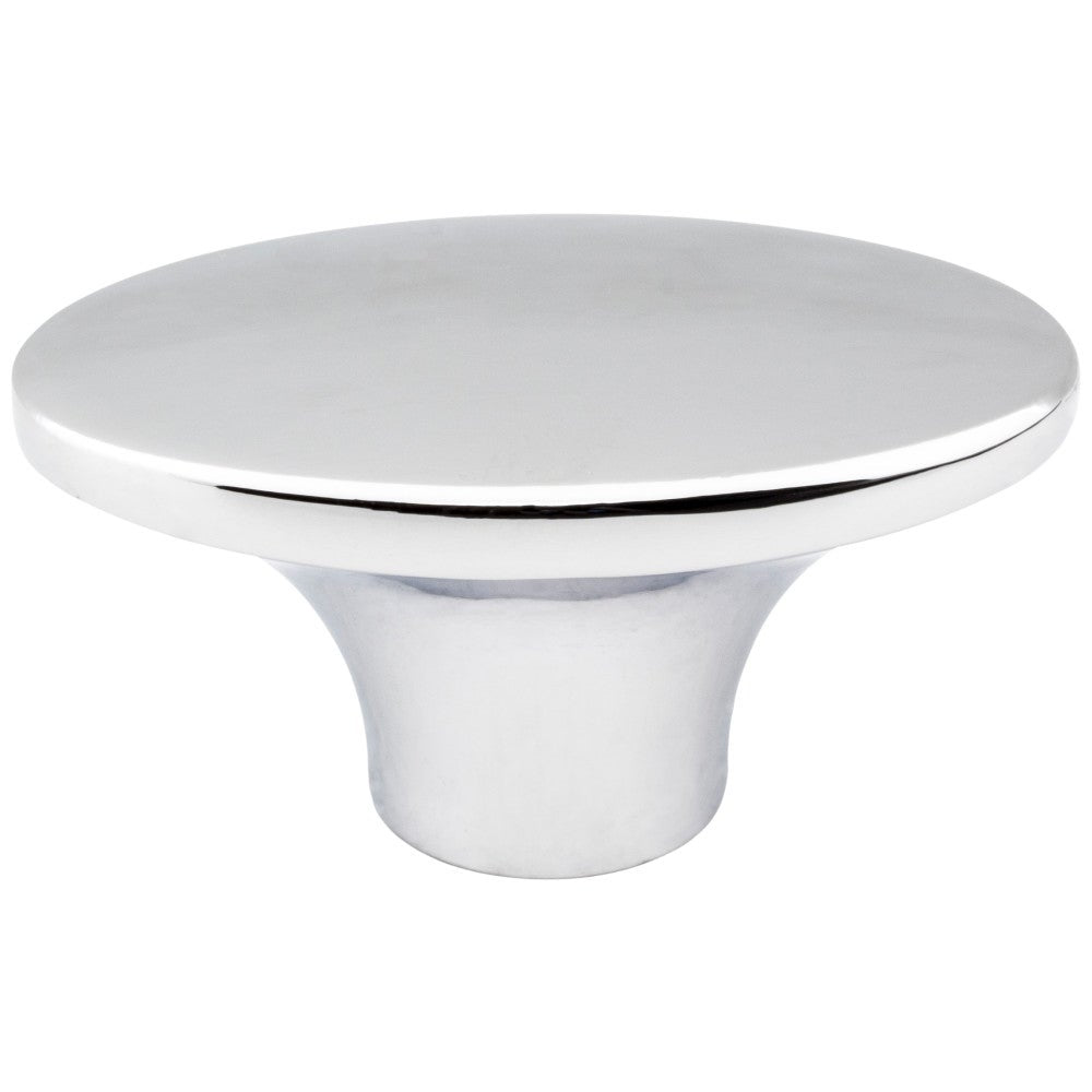 Hardware Resources 1-7/8" Overall Length Satin Nickel Oval Hudson Cabinet Knob