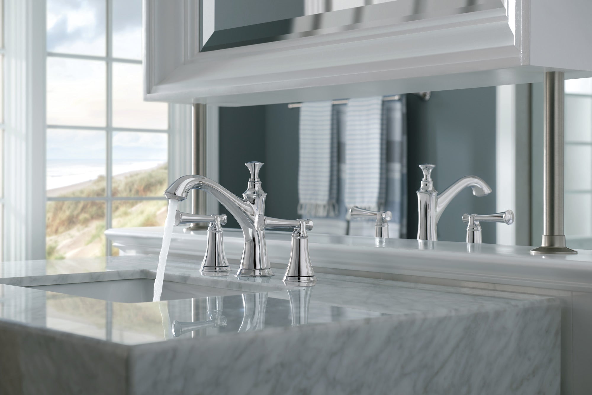 Brizo Baliza® Widespread Lavatory Faucet - Less Handles 1.5 GPM