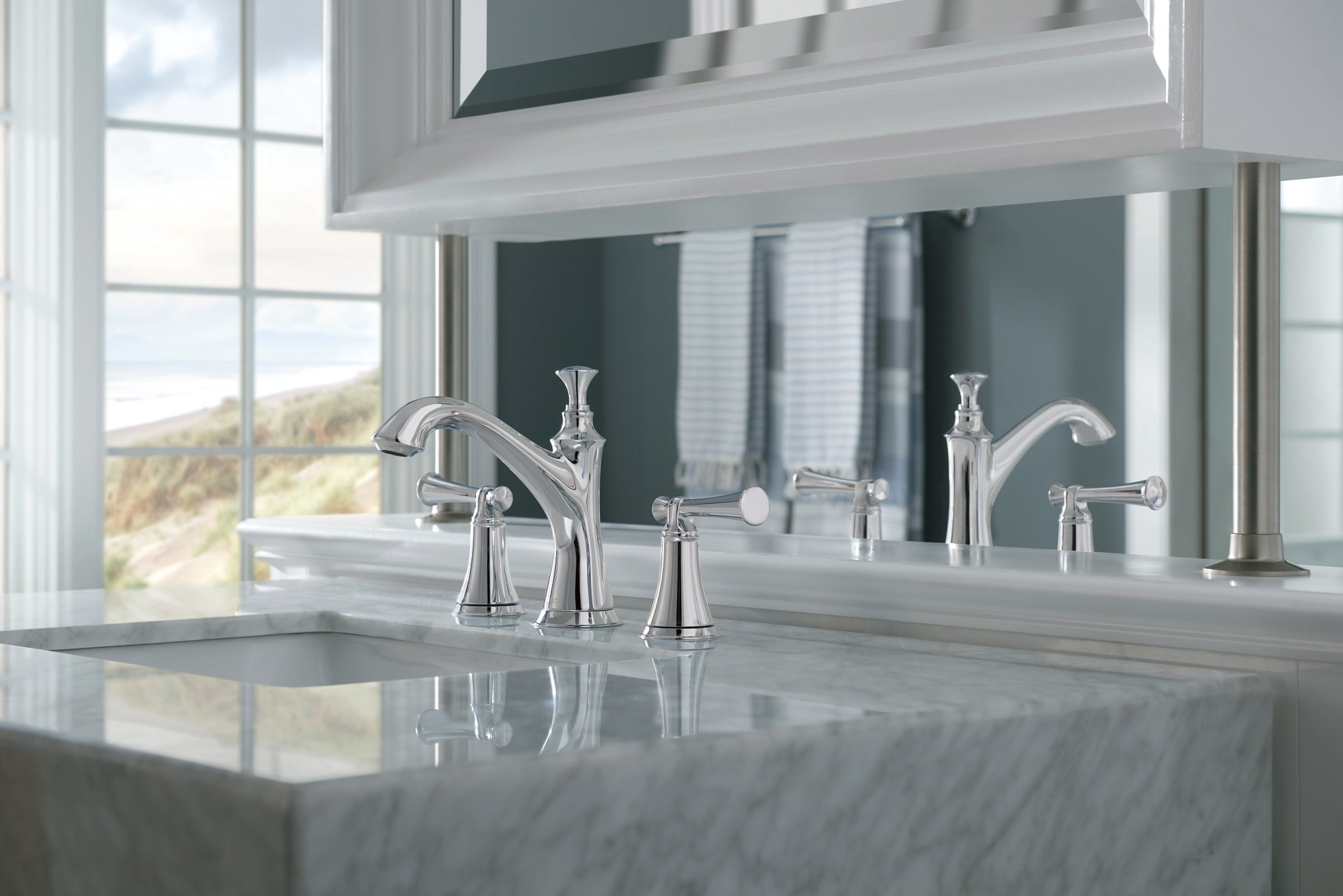 Brizo Baliza® Widespread Lavatory Faucet - Less Handles 1.5 GPM