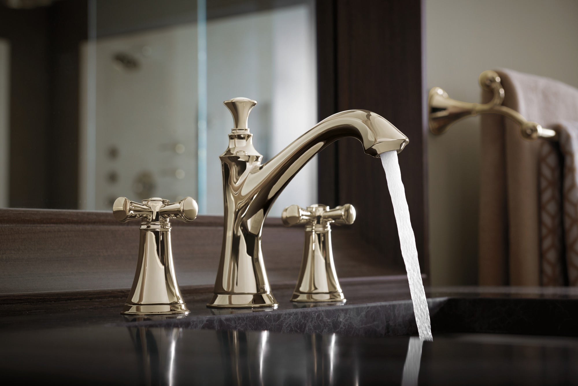 Brizo Baliza® Widespread Lavatory Faucet - Less Handles 1.5 GPM