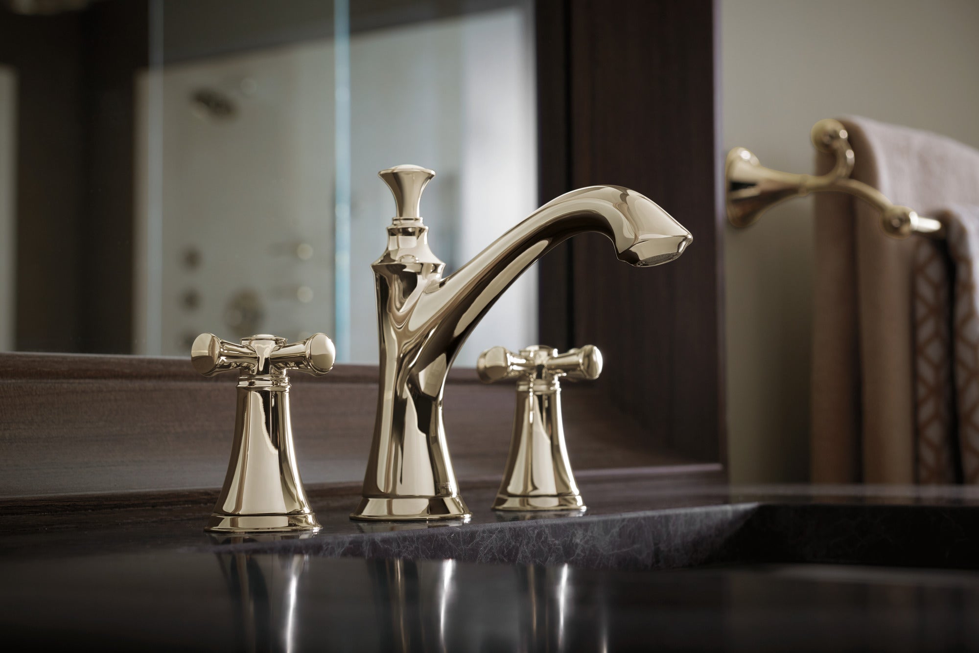 Brizo Baliza® Widespread Lavatory Faucet - Less Handles 1.5 GPM
